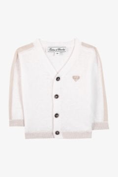 Erkek Bebek Keten Hırka