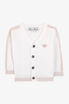 Erkek Bebek Keten Hırka