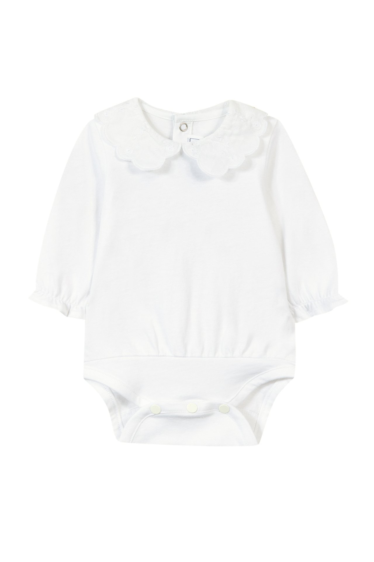 Kız Bebek Dantel Yakalı Body