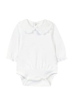 Kız Bebek Dantel Yakalı Body