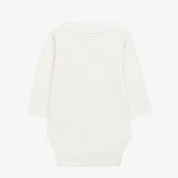 Erkek Bebek Yakası Nakışlı Body