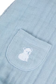 Erkek Bebek Şortlu Kısa Tulum