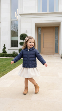 Kız Çocuk İnce Dudun Mont