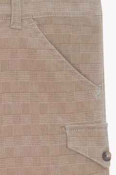 Erkek Çocuk Kareli Pantalon