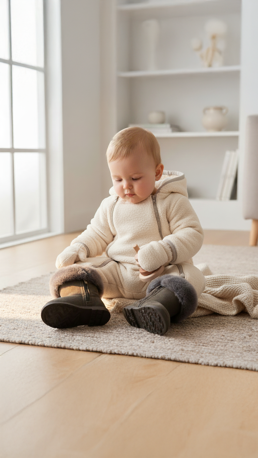 Kışlık Bebek Muflonlu Bot