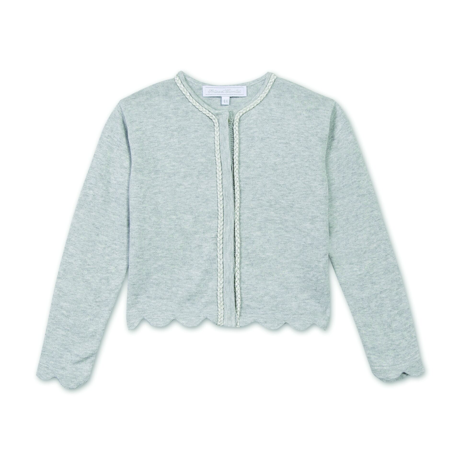 Kız Çocuk Triko Hırka Gri