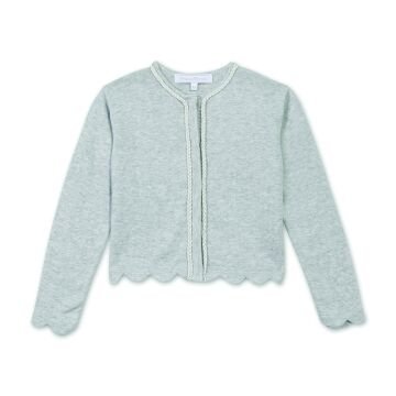 Kız Çocuk Triko Hırka Gri