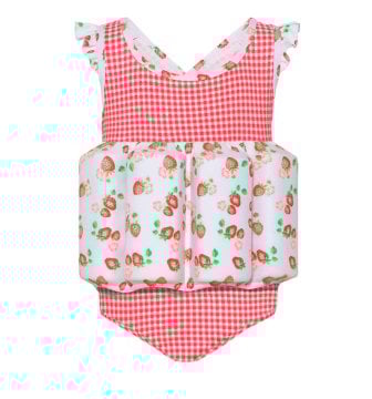 Kız Çocuk Yüzme Öğreten Mayo