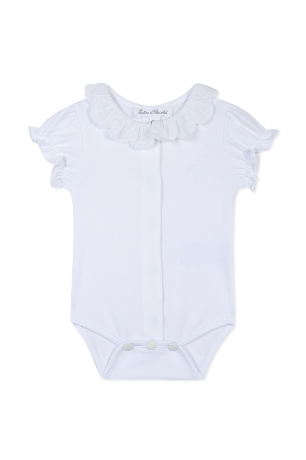 Kız Bebek Yakası Fistolu Body