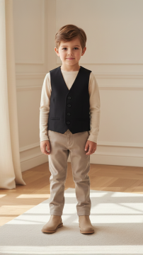 Erkek Çocuk Klasik Yelek (Kışlık)