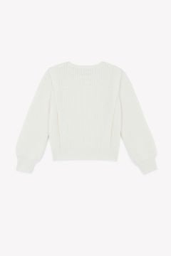 Kız Çocuk Saç Örgülü Kazak