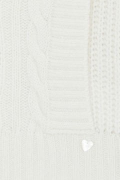 Kız Çocuk Saç Örgülü Kazak