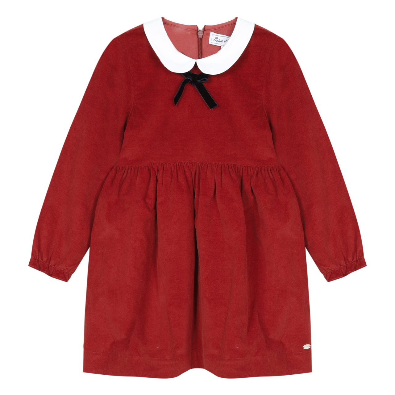 Kız Çocuk İnce Kadife Elbise