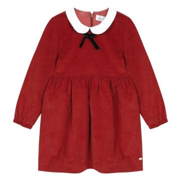 Kız Çocuk İnce Kadife Elbise