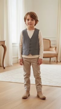 Erkek Çocuk Klasik Yelek (Kışlık)