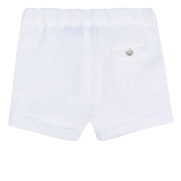 Erkek Bebek Keten Şort