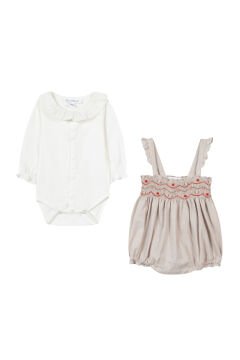 Kız Bebek Tunik + Salopet Set