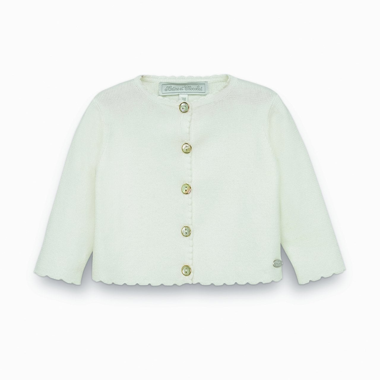 Kız Bebek Koton Hırka