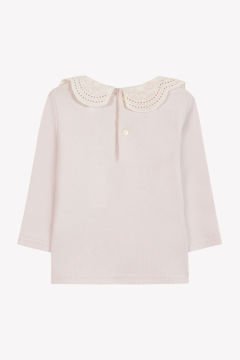Kız Çocuk Dantel Yakalı Bluz