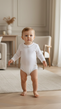 Erkek Bebek Yakası Nakışlı Ceremonie Body