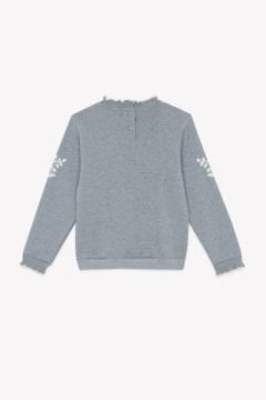 Kız Çocuk Nakışlı Sweat