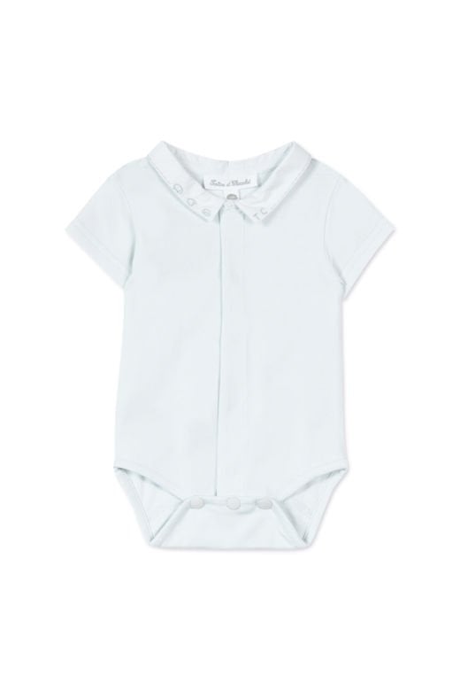 Erkek Bebek Yakası Nakışlı Body
