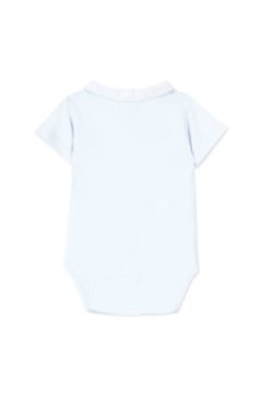 Erkek Bebek Yakası Nakışlı Body