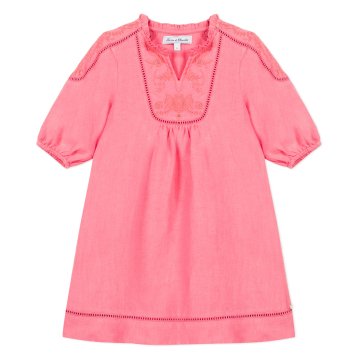 Kız Çocuk Keten Elbise