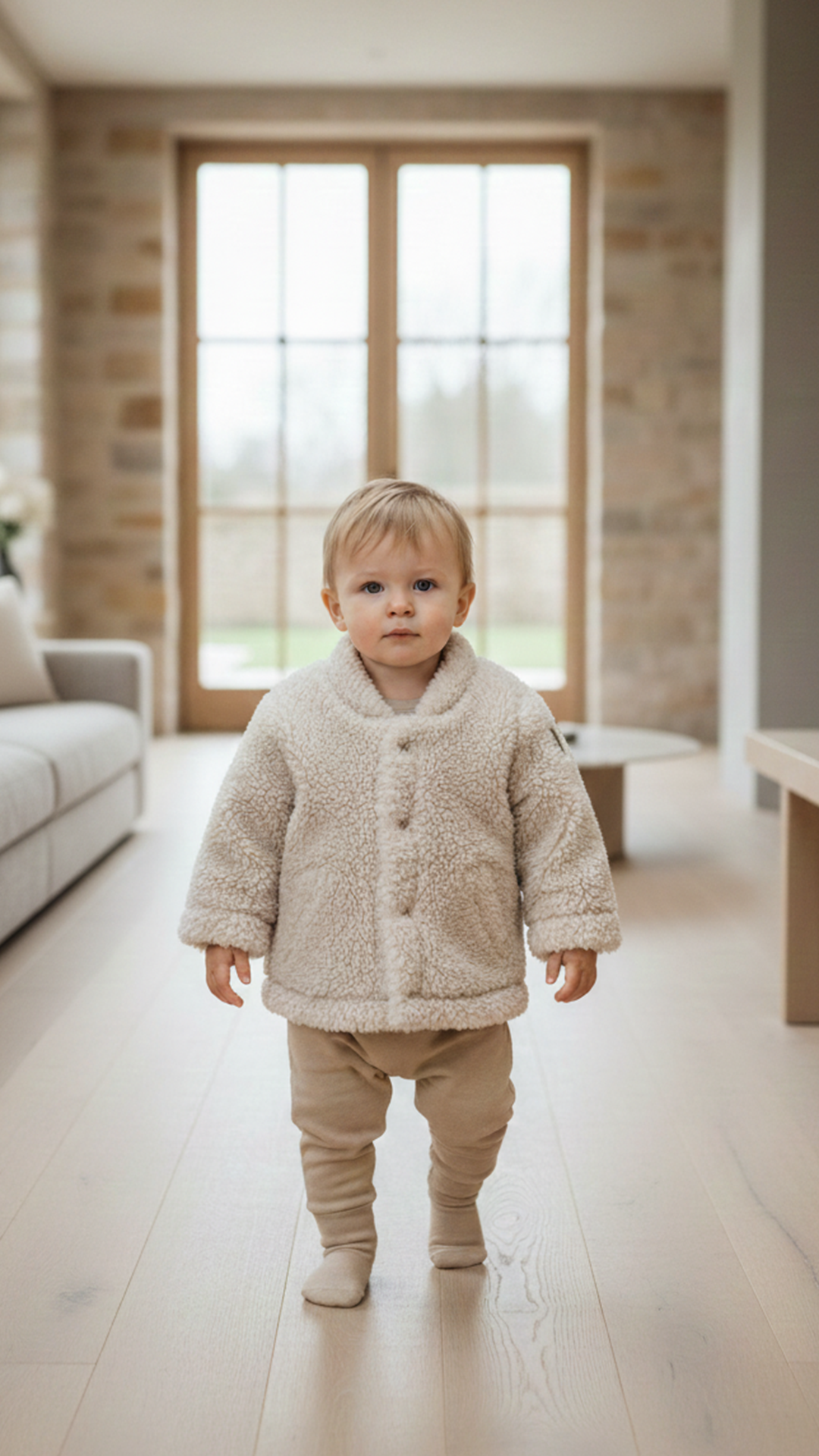 Erkek Bebek Muflonlu Sweat Ceket