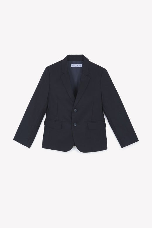 Erkek Çocuk Ceremonie Yün Ceket Lacivert