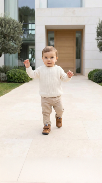 Erkek Bebek Cırtcırtlı Deri Bot