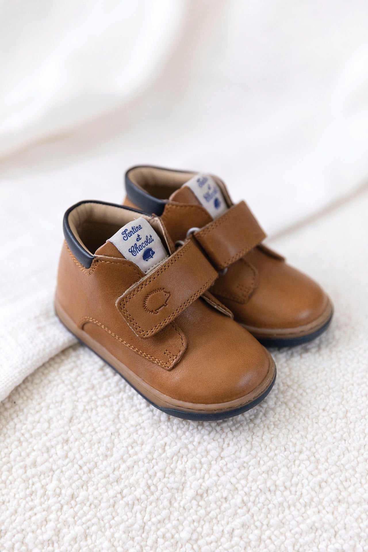 Erkek Bebek Cırtcırtlı Deri Bot