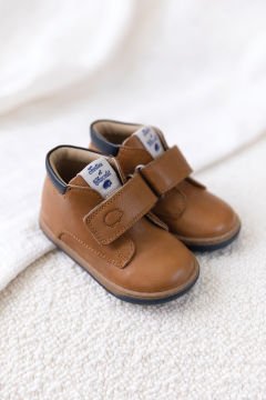 Erkek Bebek Cırtcırtlı Deri Bot