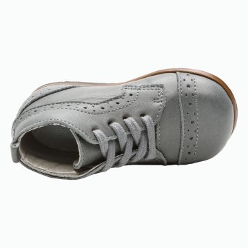 Erkek Bebek Önden İpli Deri Bot