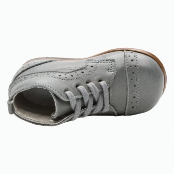 Erkek Bebek Önden İpli Deri Bot