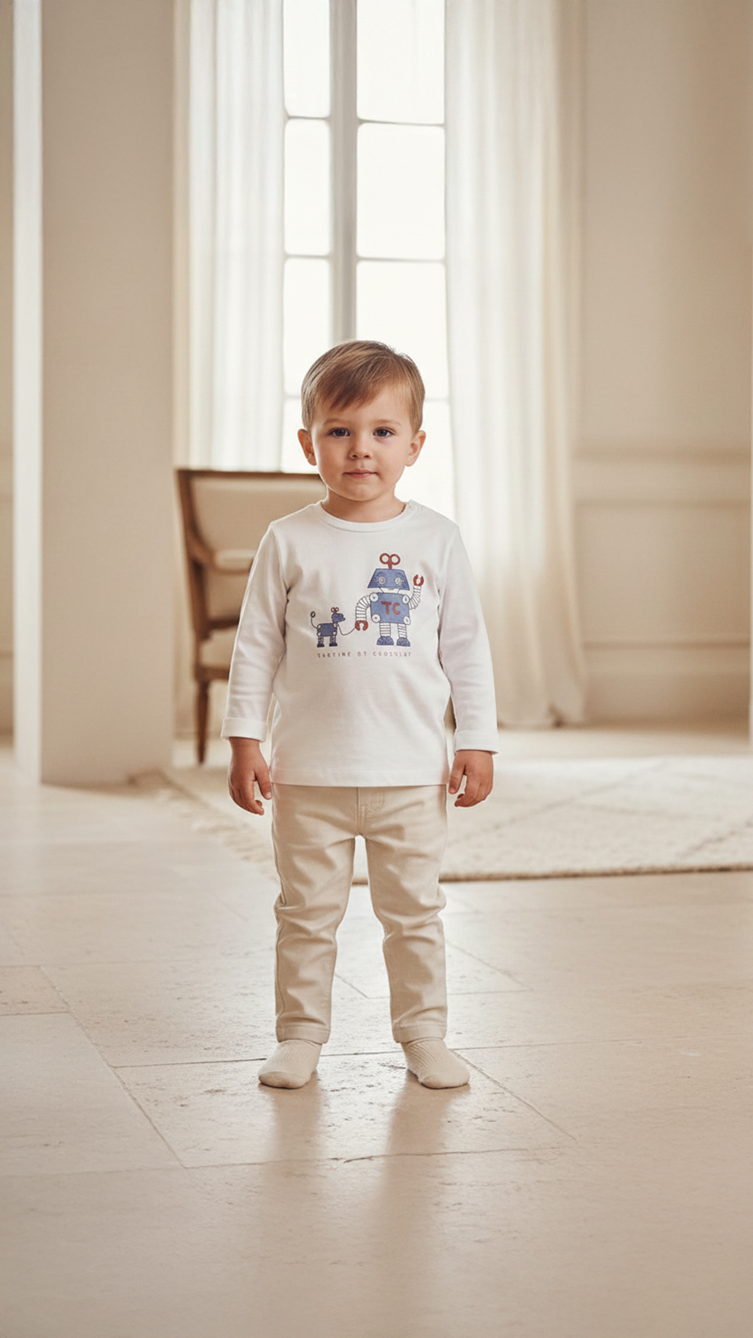 Erkek Bebek & Çocuk Uzun Kollu T-Shirt