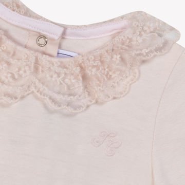 Kız Bebek Dantel Yakalı Body