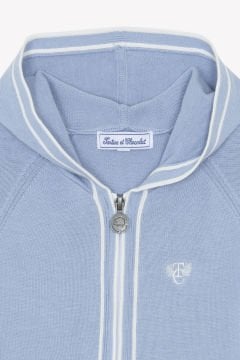 Erkek Çocuk Kapüşonlu Triko Hırka