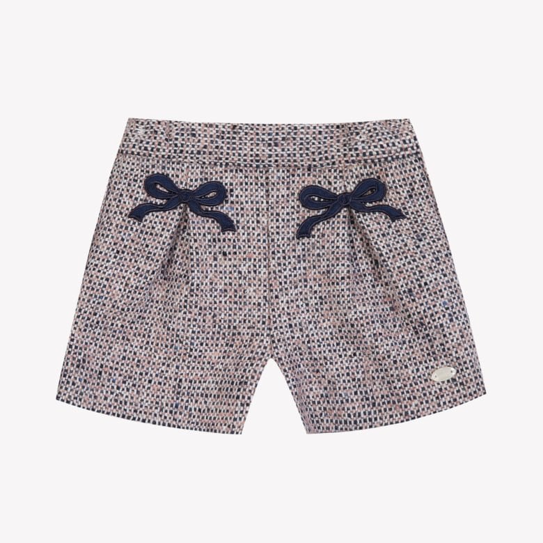 Kız Çocuk Fiyonk Detaylı Şort