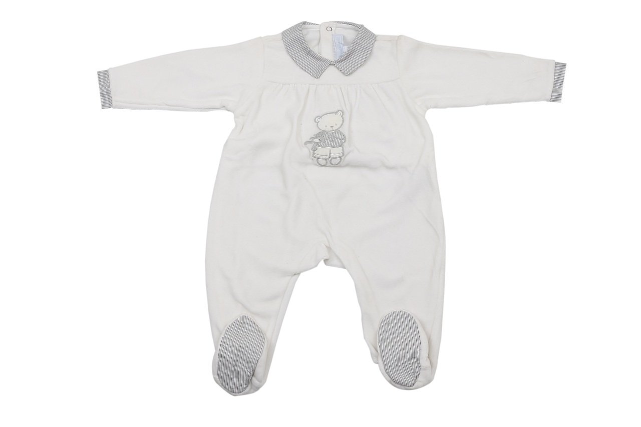 Erkek Bebek Kadife Tulum