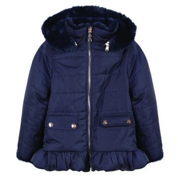 Kız Çocuk Çift Taraflı Dudun Mont