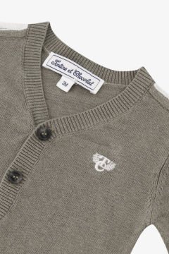 Erkek Bebek Keten Hırka