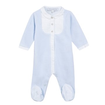 Erkek Bebek Önden Açılan Kadife Tulum