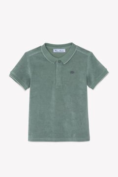 Erkek Çocuk Kısa Kollu Polo T-Shirt Haki