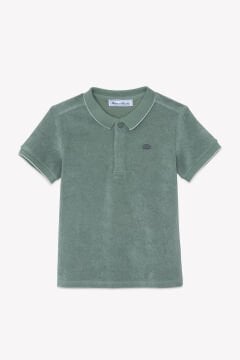 Erkek Çocuk Kısa Kollu Polo T-Shirt Haki