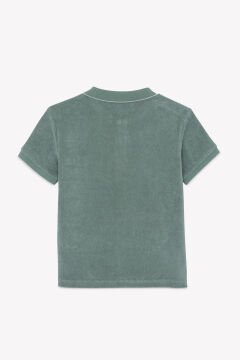 Erkek Çocuk Kısa Kollu Polo T-Shirt Haki