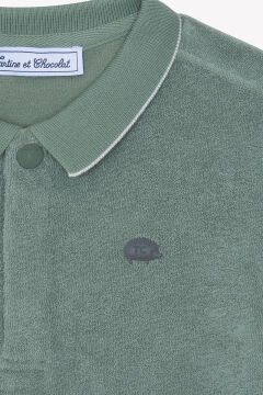 Erkek Çocuk Kısa Kollu Polo T-Shirt Haki