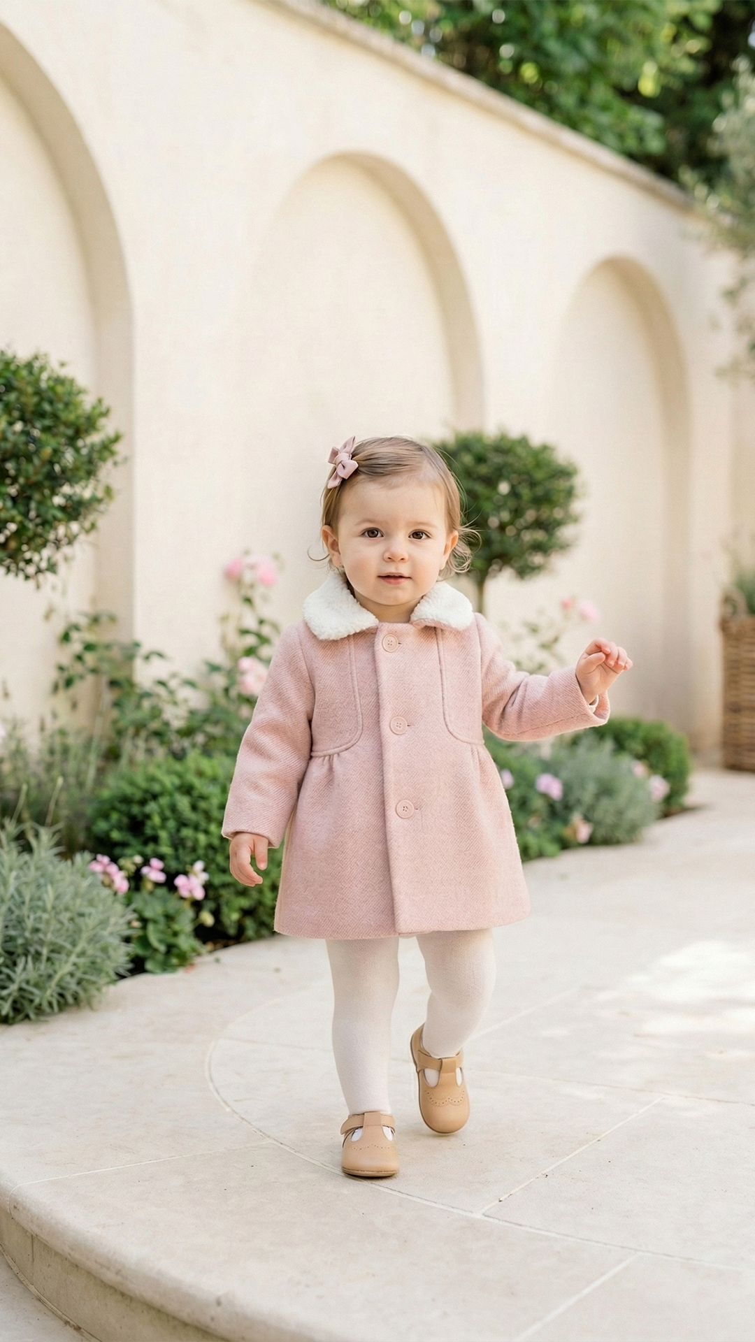 Kız Bebek Yün Manto