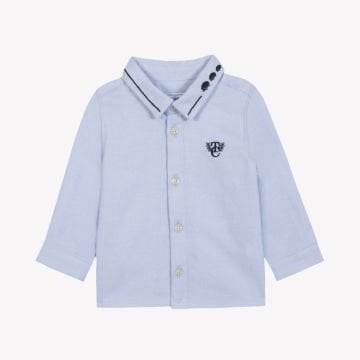 Erkek Bebek Mavi Ceremonie Gömlek