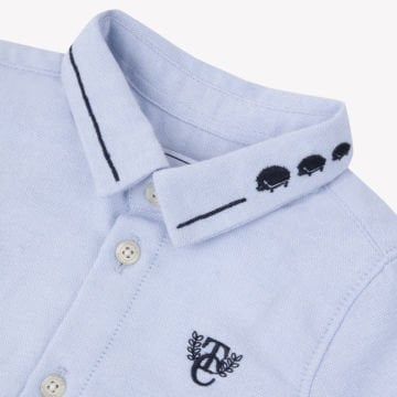 Erkek Bebek Mavi Ceremonie Gömlek